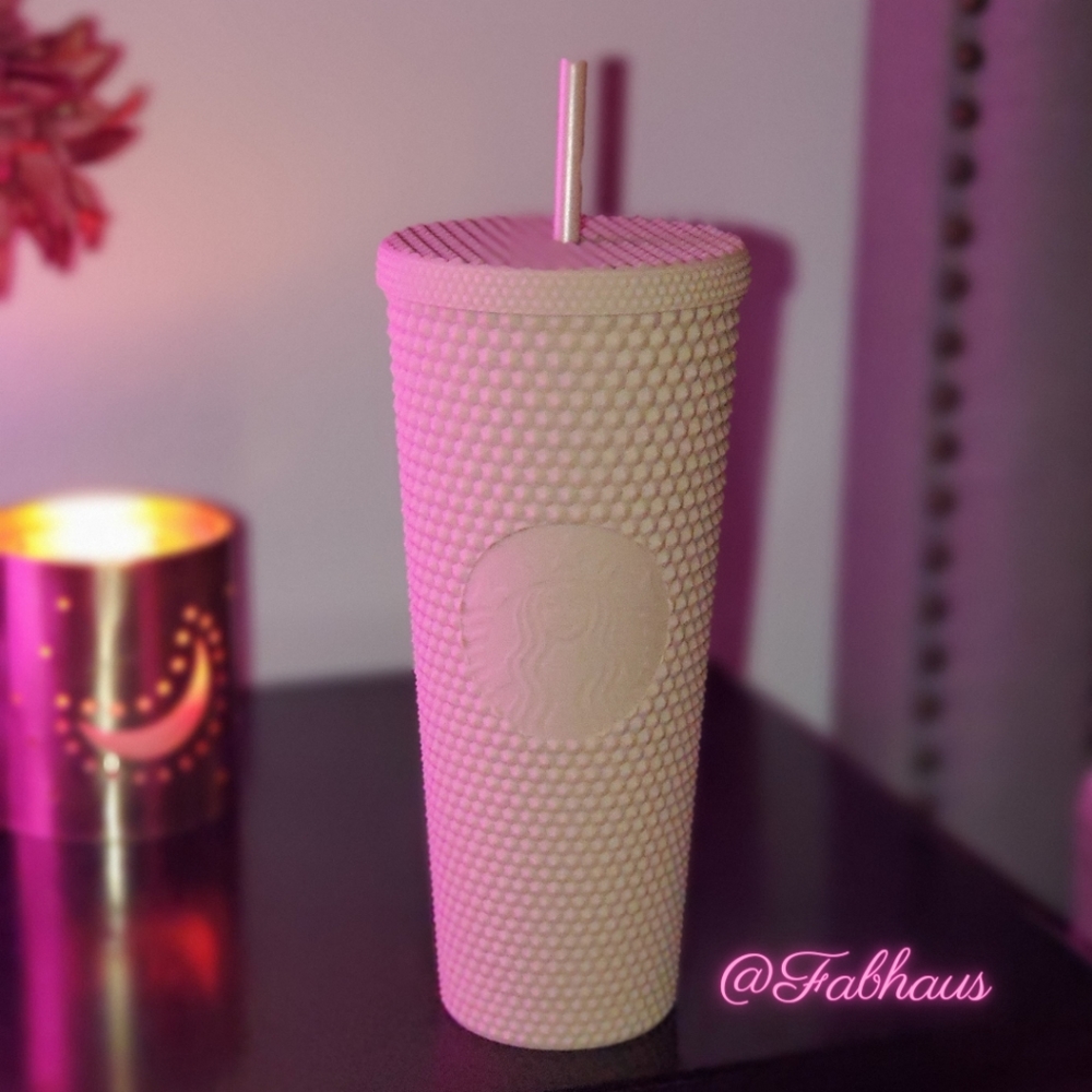🥠 Starbucks 🥠 Studded Matte Tan Milk Tea Venti Tumbler - China Fall Rel